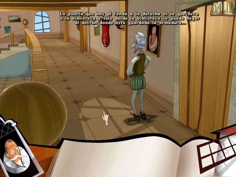 Las Aventuras de Don Quijote. Miguel Perotti. CMY Multimedia. Juego Educativo.