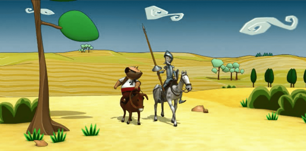 Las Aventuras de Don Quijote. Miguel Perotti. Juego Educativo.